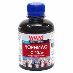 Чорнило WWM для Canon PG-510Bk/PG-512Bk/PGI-520Bk 200г Black пігментне (C10/BP)