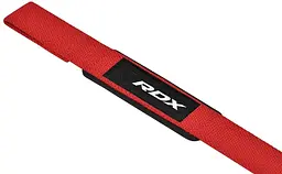 Лямки для тяги RDX S4 Gym Cotton Gel Straps Red Plus (WAC-S4R+) - мініатюра 4