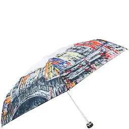 Жіноча складана парасолька механічна Art Rain 93 см різнобарвна - мініатюра 2