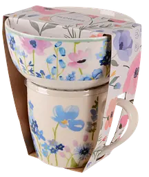Набір для сніданку Limited Edition Flowers Blue, 2 предмети - мініатюра 4
