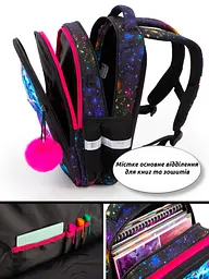 Шкільний ортопедичний рюкзак для дівчинки School Standard 38х30х18 см з Тигром для початкової школи (170-64) - мініатюра 4