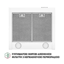 Витяжка купольна PERFELLI K 5210 WH 700 LED - мініатюра 5