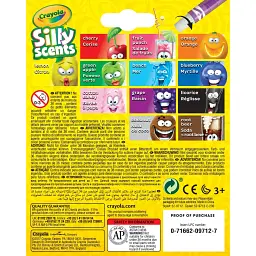 Набір воскової крейди Crayola Silly Scents Твіст ароматизований 12 шт. (52-9712) - мініатюра 4