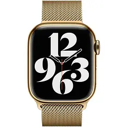 Універсальний ремінець для смарт-годинників DK Milanese Loop Magnetic для Apple Watch Metallic Band 38/40/41mm Gold + адаптер [112494] - мініатюра 3