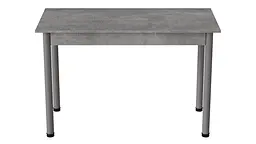 Стіл кухонний Ferrum-decor Беніта 75x120x70 Сірий ДСП Бетон 16мм (FRD-105568) - мініатюра 3