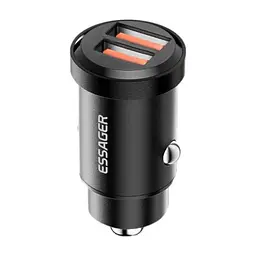 Зарядний пристрій Essager 2xUSB 30W black (ECC2A-TL01) - мініатюра 2