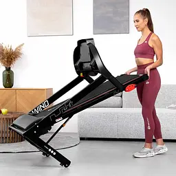 Бігова доріжка Hop-Sport HS-1000LB Wind червоний - мініатюра 8