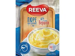 Картопляне пюре Reeva 40г зі смаком Вершків сашет