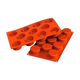 Форма для випікання Silikomart "Циліндр" 50 mm h27 , 11 x 55 ml (SF204/C)