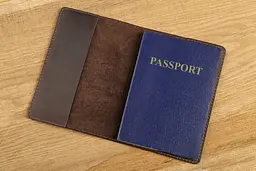 Обкладинка на паснорт SHVIGEL 13793 із вінтажної шкіри коричнева - мініатюра 3