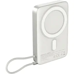 Батарея універсальна Sigma X-power SI10A8QL-MAG silver 10000mAh, Magnetic wireless 15W, charge iWatch, PD+QC, 22,5W max (4827798161012) - мініатюра 3