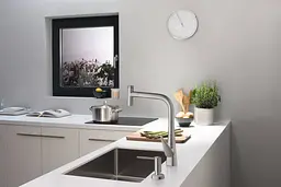 Дозатор кухонний Hansgrohe A51 500 ml врізний хром 40448000, Хром - мініатюра 3