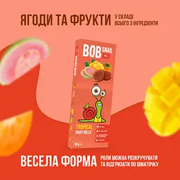 Фруктові цукерки Bob Snail Манго-Хурма-Гуава 30 г - мініатюра 2
