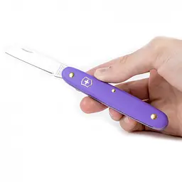 Ніж Victorinox садовий Floral 100мм 1функ фіол.мат (блістер) - мініатюра 2