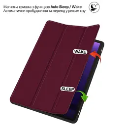 Чохол до планшета BeCover Flexible TPU Mate Samsung Galaxy Tab S10 Lite SM-X400/406 10.9" Red Wine (715760) - мініатюра 4