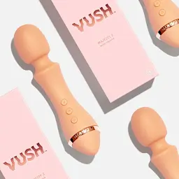 Вібратор Vush Majesty 2, 19.5 см (помаранчевий) - мініатюра 6