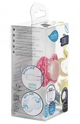 Силіконова симетрична пустушка Nuvita Air55 Cool Good Night, світиться в темряві, 6-12 міс., рожевий (NV7085GM) - мініатюра 3