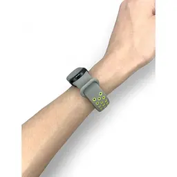 Ремінець Becover Vents Style для Xiaomi Mi Smart Band 9 Gray-Green (711986) - мініатюра 5