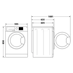 Пральна машина Whirlpool FFWDB976258BVUA - мініатюра 2