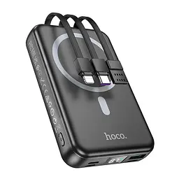 Повербанк з 3 вихідними роз'ємами 10000 mAh 22.5W + PD20W Hoco DB59 Guardian - мініатюра 7