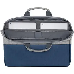 Сумка для ноутбука Rivacase 15.6" Grey/Dark Blue (7532) (7532 (Grey/Dark blue)) - мініатюра 7