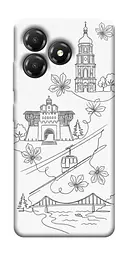 TPU чохол Demsky Kyiv spirit для ZTE Blade A36