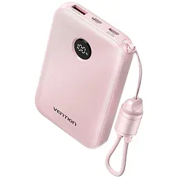 Павербанк Vention Pink 10 000 mAh / 22.5 Вт (FKAP0-C)