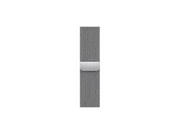 Смарт-годинник Apple Watch Series 7 GPS + Cellular 41mm Silver Stainless Steel Case with Silver Milanese Loop (MKHF3) - мініатюра 3