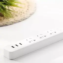 Мережевий фільтр Xiaomi Mi Power Strip (3 розетки 3 USB) 27 W Fast Charge (NRB4049CN) - мініатюра 2