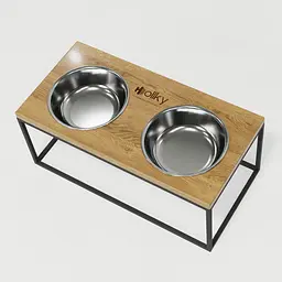 Hollky Base XL20 — миски на підставці для великих собак (2 × 1,8 л) - мініатюра 7