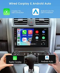 Автомагнітола Rimoody 2DIN 7" IPS з Wireless CarPlay та Android Auto - мініатюра 4