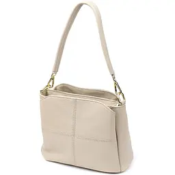 Жіноча шкіряна сумка з трьома секціями. Vintage 22,5х16,5х11,5 см sum0027556