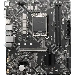 Материнська плата MSI PRO H610M-G DDR4 s1700 H610 2xDDR4 HDMI DP D-Sub mATX