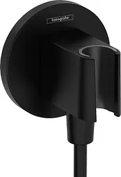 Шлангове під'єднання Hansgrohe FixFit Porter S з тримачем Matt Black 26888670, Чорний матовий