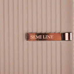 Валіза маленька під ручну поклажу Semi Line 20 дюймів (S) дюймів (S) ABS-Plastic Champagne (T5666-3) - мініатюра 9