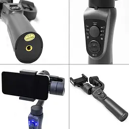 Стабілізатор WIWU S5B Three-Axis Motorized Gimba Stabilizer Black - мініатюра 5