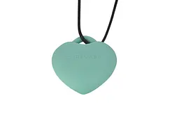 Мінівібратор "Сердечко" FairyGasm PleasureStone green, 9 режимів, на шнурку - мініатюра 2