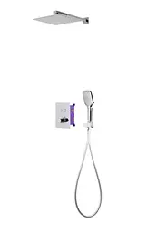 Душова система прихованого монтажу Corsan CMZ069TCH хром + BOX з термостатом 647014, Хром - мініатюра 11