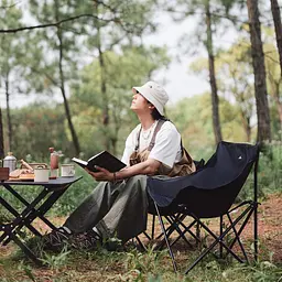 Стілець складаний Naturehike Stellaluna T01 CNH23JU13002 чорний - мініатюра 3