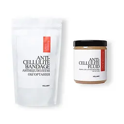 Набор Антицеллюлитные липосомальные обертывания + жидкость Hillary Anti-cellulite LPD'S Slimming (6 процедур)
