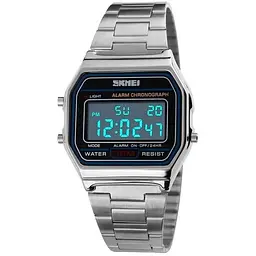 Наручний годинник чоловічий Skmei Popular Silver 1123S Сріблястий (1550)