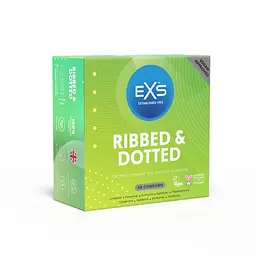Презервативи - EXS Ribbed And Dotted, 48 шт.
