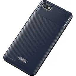 Чохол-накладка Toto TPU Carbon Fiber 1.5 mm Case Xiaomi Redmi 6A Dark Blue - мініатюра 2