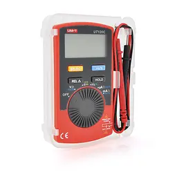 Мультиметр UNI-T UT120C: вимірювання V A Ω C Hz °C. Функції True RMS продзвінку тест діодів перевірка транзисторів. Габарити 110 58 11 мм. Вага 76 г. - мініатюра 2