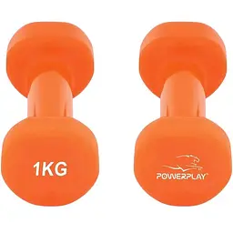 Гантелі вінілові PowerPlay 4125 Achilles 2 шт. x 1 кг помаранчеві (14067) - мініатюра 5