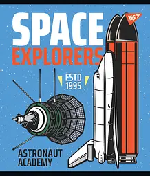 Набір зошитів Yes Galaxy exploring А5 в лінійку 12 аркушів 10 шт. (765165) - мініатюра 5