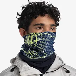 Шарф-труба Buff Polar, Havoc Blue 22/23 Чорний-Жовтий - мініатюра 4