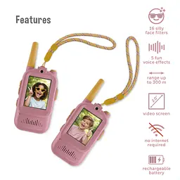 Дитяча відеорація Zazu Walkie Talkie рожева (ZA-WALKIETALKIE-03) - мініатюра 3
