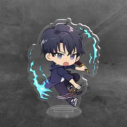 Акрилова колекційна фігурка Chibi Аніме: (Solo Leveling) Підняття рівня поодинці Джину Сон 10 cм