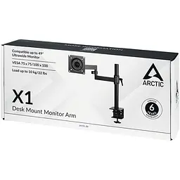 Настільне кріплення для монітора Arctic X1 24-43` Black (AEMNT00061A) [134148] - мініатюра 6